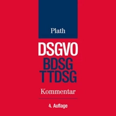 Plath DSGVO/BDSG/TTDSG, 4th Edition, 2023 Legal Commentary - Cover