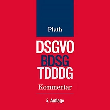 Plath DSGVO/BDSG/TTDSG, 5th Edition, 2026 Legal Commentary - Cover